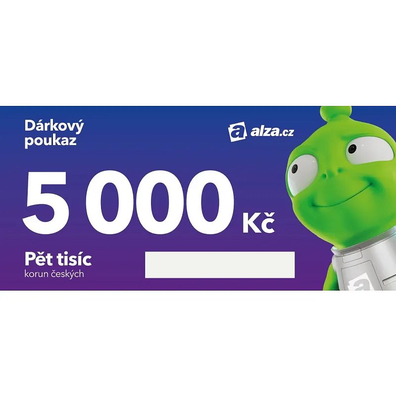 Alza vouchery v hodnotě 15.000 Kč (3ks 5000kč)